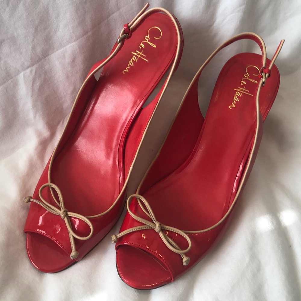 Red Cole Haan/Nike Air Heels